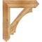 Ekena Millwork Imperial Arts & Crafts Rough Sawn Bracket, Western Red Cedar, 6"W x 30"D x 34"H BKT06X30X34IMP03RWR - alternate 2